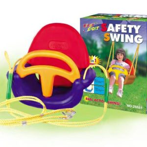 נדנדת מולטי 4 שלבים צבעונית לילדים למרפסת ולחצר