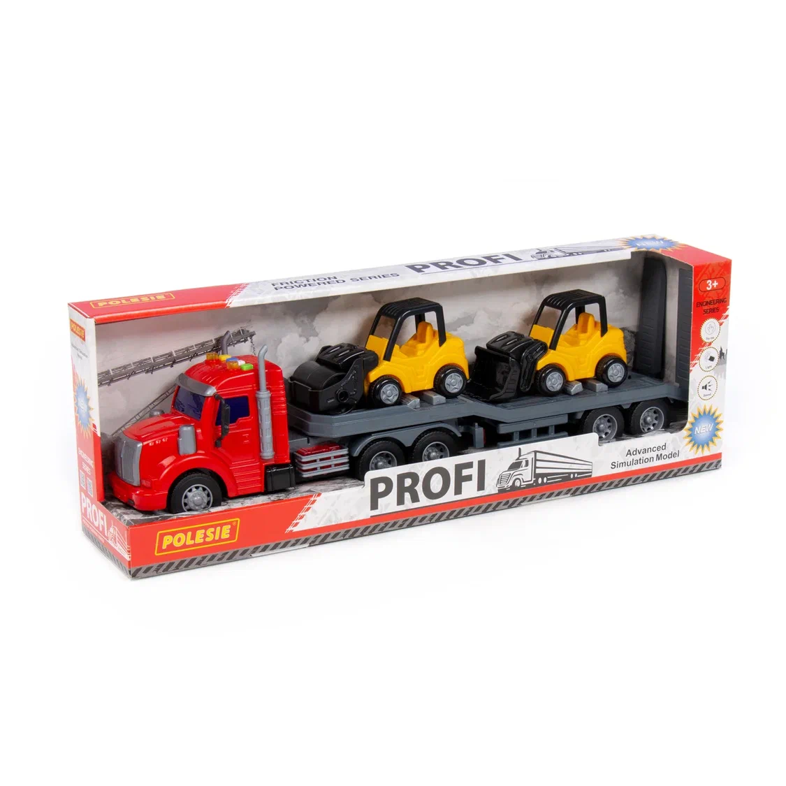משאית מוביל כלי עבודה עם שני מלגזונים (77049)